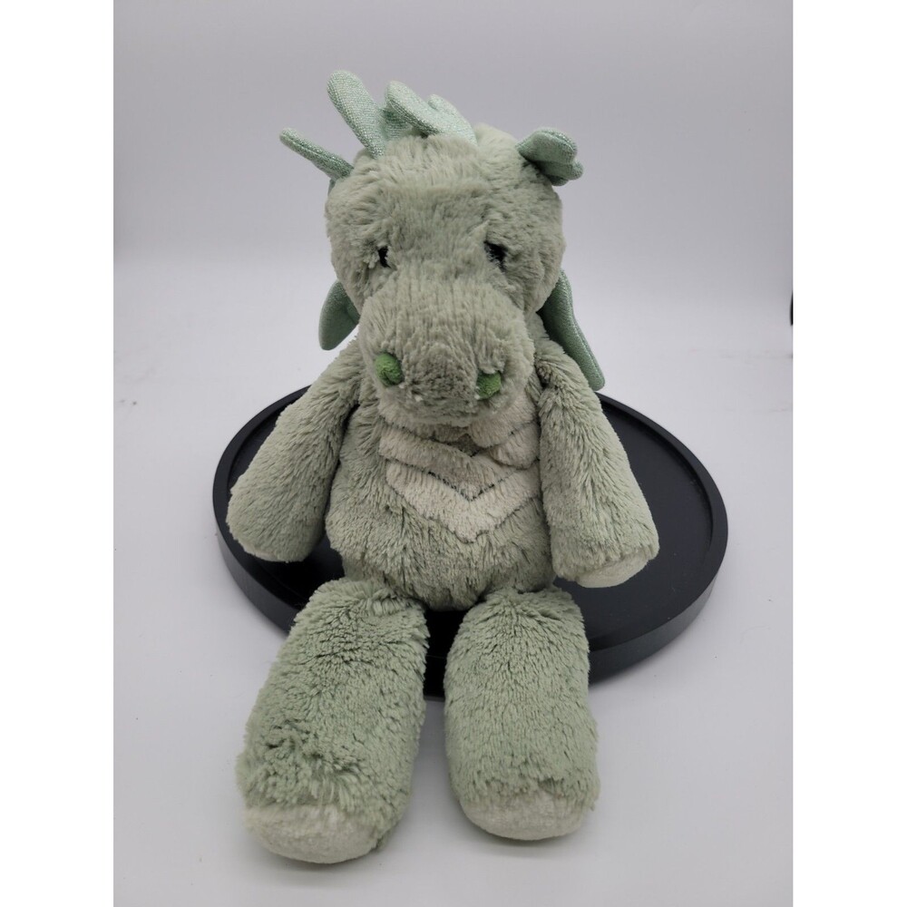 Mary Meyer Marshmallow Green Floppy Dragon Plush 13" Animal Toy
